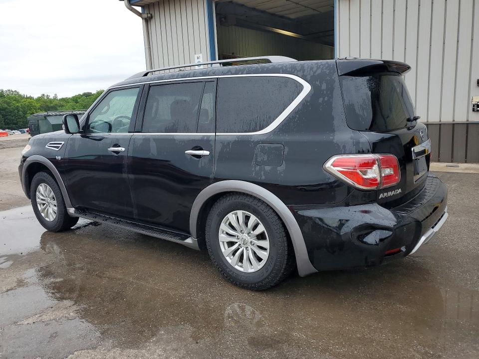 2017 Nissan Armada VIN JN8AY2NC0H9506452 COPART salvage auction — MECHANICAL, Wv - Certificate Of Title (P), sold $2,700 on 2026-07-08 (photo 2)