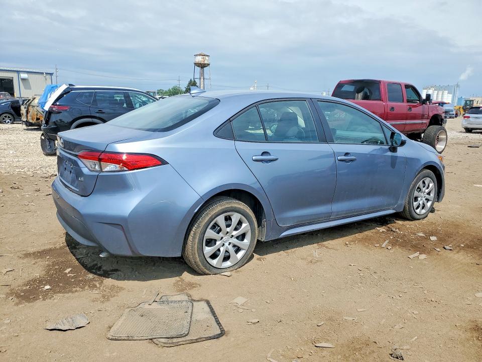 2025 Toyota Corolla VIN 5YFB4MDE8SP257748 COPART salvage auction — MINOR DENT/SCRATCHES, IL - CERTIFICATE OF TITLE, sold $15,200 on 2026-07-10 (photo 3)