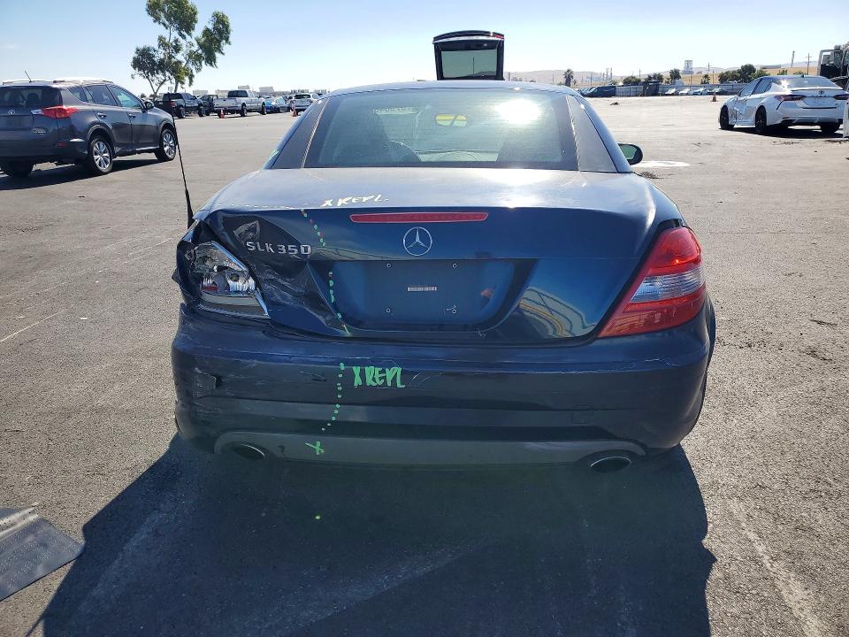 2005 Mercedes-benz Slk-class VIN WDBWK56F05F056455 COPART salvage auction — REAR END, Ca - Salvage Certificate, sold $500 on 2026-07-27 (photo 6)