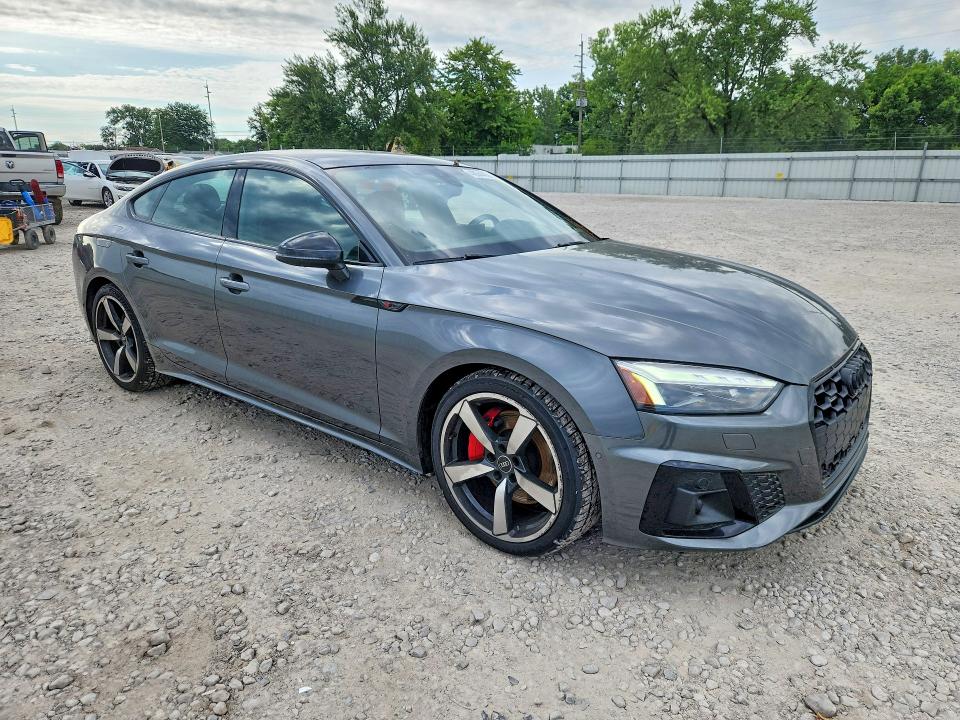 2022 Audi A5 VIN WAUEACF58NA020017 COPART salvage auction — SIDE, OH - CERT OF TITLE-SALVAGE, sold $14,200 on 2026-07-02 (photo 4)