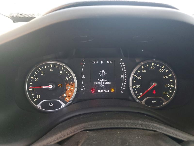 2017 Jeep Renegade VIN ZACCJBBB8HPF85890 COPART salvage auction — FRONT END, Oh - Cert Of Title-Salvage, sold $500 on 2026-07-15 (photo 9)