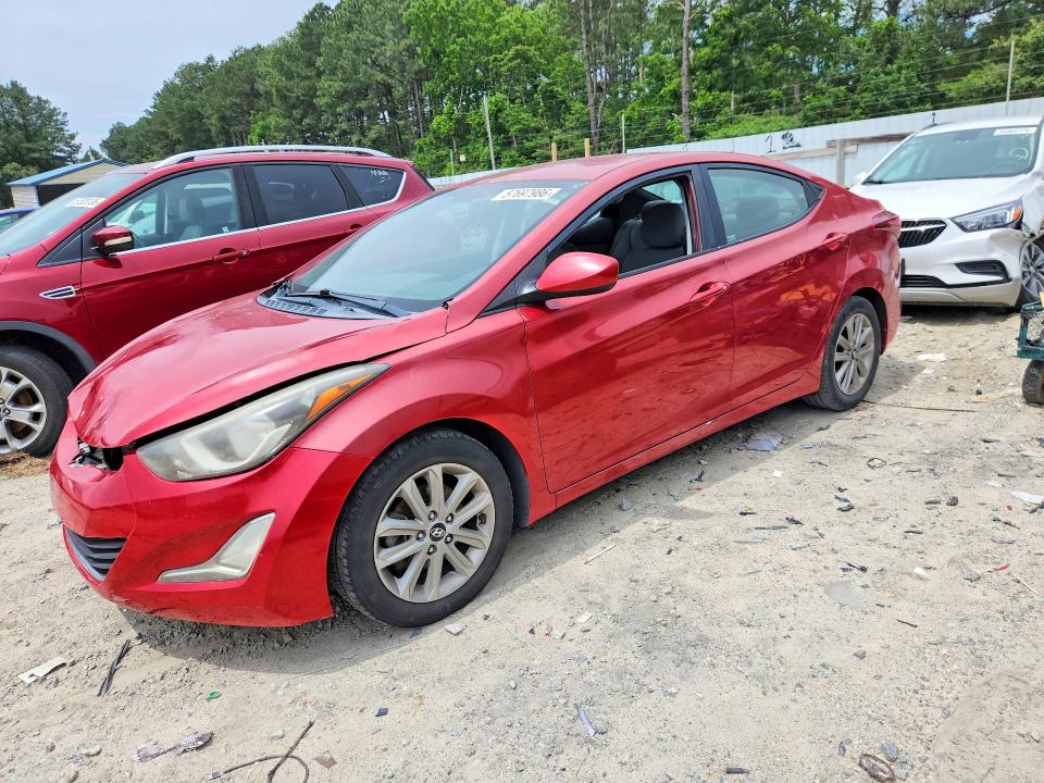 2014 Hyundai VIN KMHDH4AE6EU031311 COPART salvage auction — FRONT END, De - Salvage Certificate, sold $775 on 2026-07-28 (photo 1)