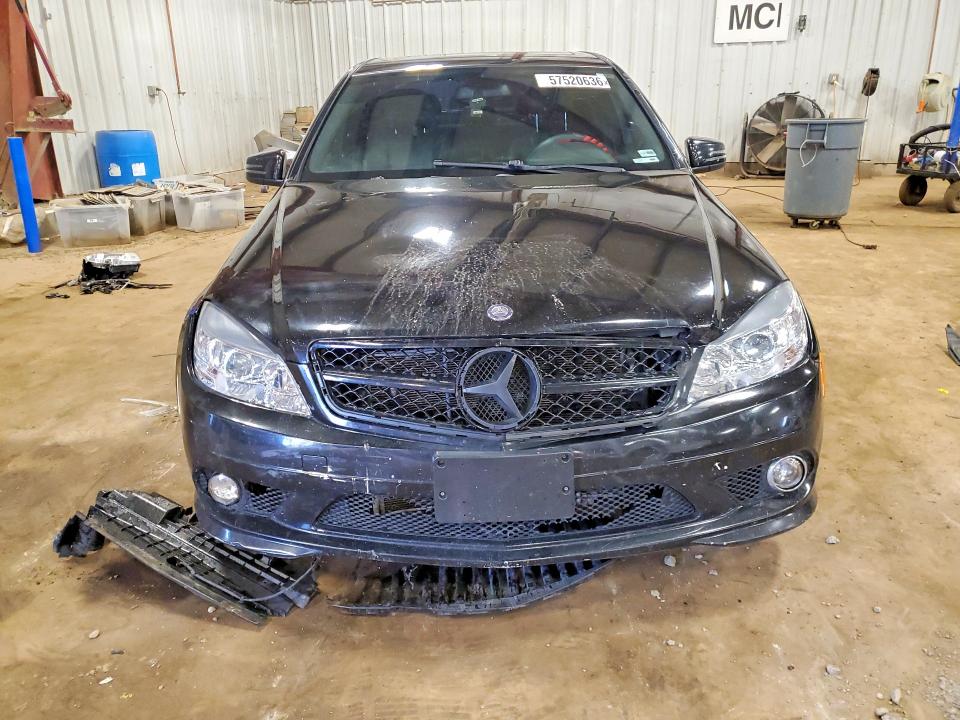 2010 Mercedes-benz C-klasse VIN WDDGF8BB1AF460749 COPART salvage auction — FRONT END, MI - CERT OF TITLE-SALVAGE VEHICLE, sold $425 on 2026-07-17 (photo 5)