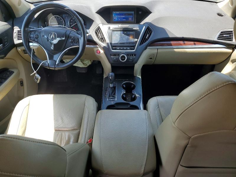 2015 Acura Mdx VIN 5FRYD4H43FB016949 COPART salvage auction — FRONT END, Pa - Certificate Of Salvage, sold $3,350 on 2026-07-02 (photo 8)