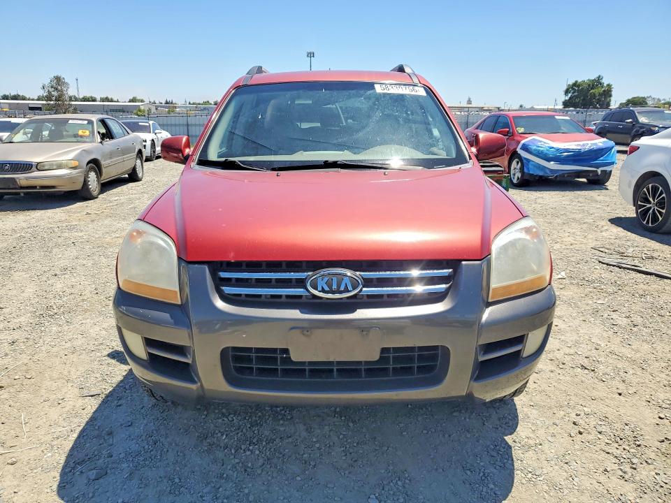 2005 Kia Sportage VIN KNDJE723457107833 COPART salvage auction — REAR END, Ca - Salvage Certificate, sold $350 on 2026-07-21 (photo 5)