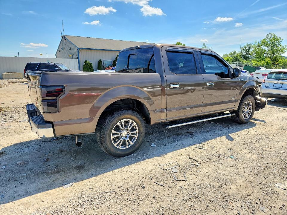 2015 Ford F-150 VIN 1FTEW1CG5FKD86754 COPART salvage auction — FRONT END, Ky - Red Rebuilt Salvage Flood, sold $4,000 on 2026-07-02 (photo 3)