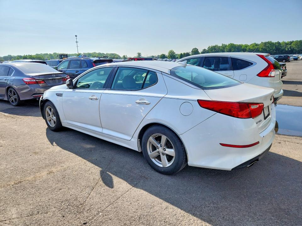 2015 Kia Optima VIN 5XXGM4A75FG364203 COPART salvage auction — FRONT END, Nj - Cert Of Title-Salvage, sold $300 on 2026-07-30 (photo 2)