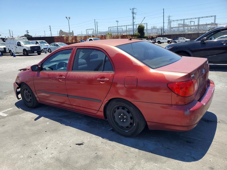 2004 Toyota Corolla VIN JTDBR32E242018129 COPART salvage auction — FRONT END, Ca - Salvage Certificate, sold $550 on 2026-07-15 (photo 2)