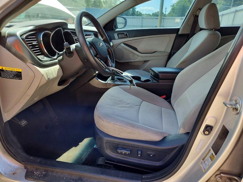 2013 Kia Optima VIN KNAGM4A74D5335869 COPART salvage auction — FRONT END, Fl - Cert Of Title Slvg Rebuildable, sold $400 on 2026-07-10 (photo 7)
