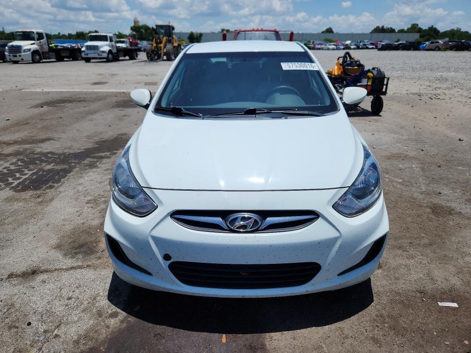 2012 Hyundai Accent VIN KMHCT5AEXCU049288 COPART salvage auction — WATER/FLOOD, Salvage Title, sold $350 on 2026-07-20 (photo 5)