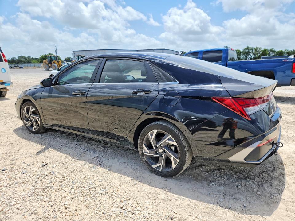 2025 Hyundai Elantra VIN KMHLN4DJXSU180135 COPART salvage auction — SIDE, Tx - Certificate Of Title, sold $2,400 on 2026-07-28 (photo 2)