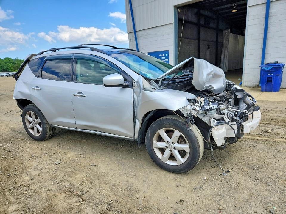 2010 Nissan Murano VIN JN8AZ1MW5AW114433 COPART salvage auction — FRONT END, NJ - CERT OF TITLE-SALVAGE, sold $225 on 2026-07-27 (photo 4)