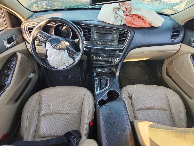 2014 Kia Optima VIN 5XXGN4A79EG288660 COPART salvage auction — FRONT END, Mi - Certificate Of Title, sold $325 on 2026-07-28 (photo 8)