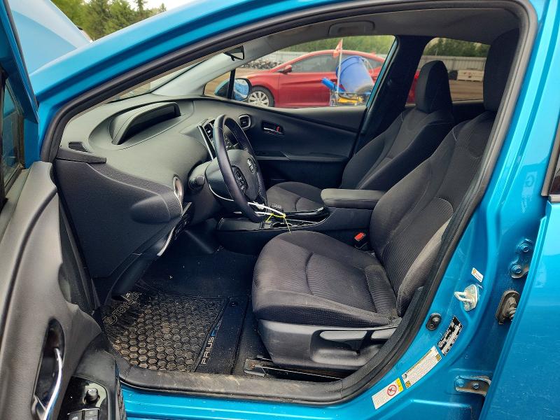 2020 Toyota Prius VIN JTDKARFP7L3124283 COPART salvage auction — REAR END, On - Permit Salvage, sold $5,300 on 2026-07-07 (photo 7)