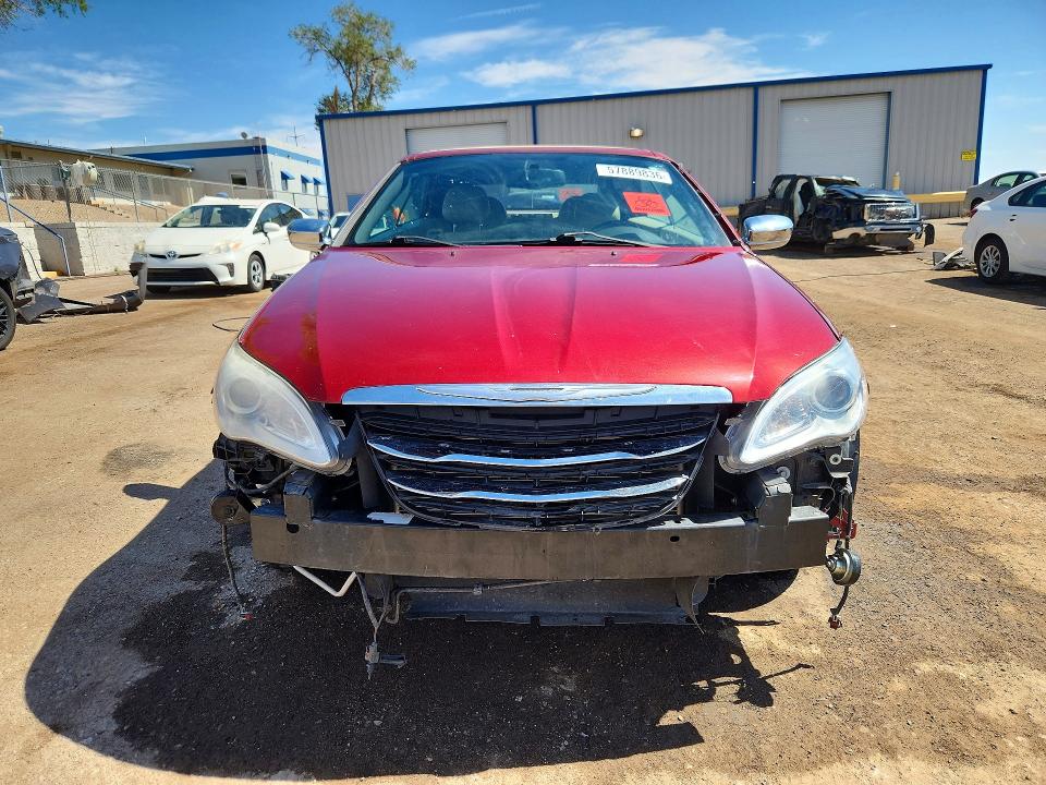 2012 Chrysler 200 VIN 1C3BCBFG4CN289086 COPART salvage auction — FRONT END, Nm - Cert Of Title-Salvage, sold $300 on 2026-08-24 (photo 5)