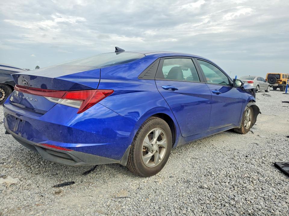 2022 Hyundai Elantra VIN 5NPLL4AG1NH056479 COPART salvage auction — FRONT END, La - Cert Of Title-Salvage, sold $2,750 on 2026-07-06 (photo 3)