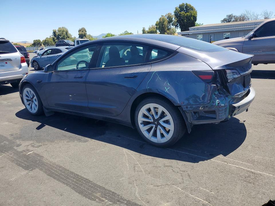 2023 Tesla Model 3 VIN 5YJ3E1EB7PF386359 COPART salvage auction — REAR END, Ca - Salvage Certificate, sold $11,100 on 2026-07-22 (photo 2)