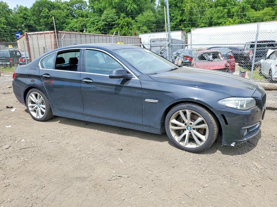 2016 BMW 5er VIN WBA5B3C54GG261011 COPART salvage auction — FRONT END, Md - Cert Of Salvage > 75% Damage, sold $4,350 on 2026-07-09 (photo 4)