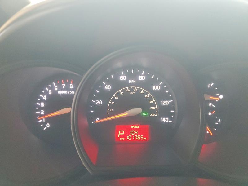 2016 Kia Rio VIN KNADM4A34G6638231 COPART salvage auction — FRONT END, Tx - Salvage Vehicle Title, sold $875 on 2026-07-31 (photo 9)