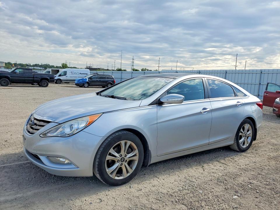 2012 Hyundai Sonata VIN 5NPEC4AC4CH461612 COPART salvage auction — HAIL, Ia - Salvage W/Salvage History, sold $80 on 2026-07-29 (photo 1)