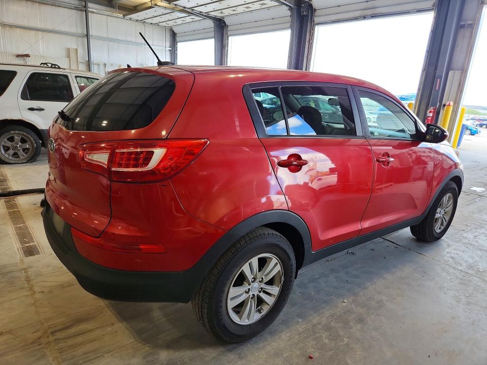 2011 Kia Sportage VIN KNDPB3A27B7044999 COPART salvage auction — VANDALISM, Ne - Cert Of Title-Salvage, sold $650 on 2026-07-21 (photo 3)