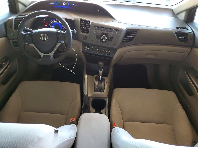 2012 Honda Civic VIN 2HGFB2F50CH612591 COPART salvage auction — REAR END, Az - Cert Of Title - Salvage, sold $2,050 on 2026-07-06 (photo 8)