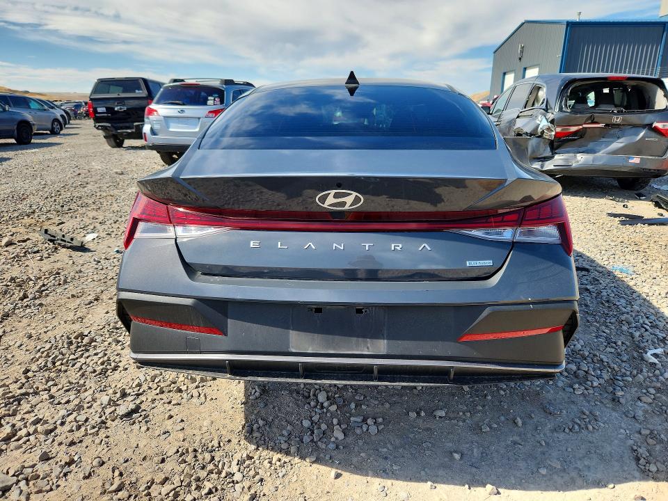 2024 Hyundai Elantra VIN KMHLM4DJ2RU108326 COPART salvage auction — FRONT END, Ut - Salvage Certificate, sold $6,300 on 2026-07-02 (photo 6)