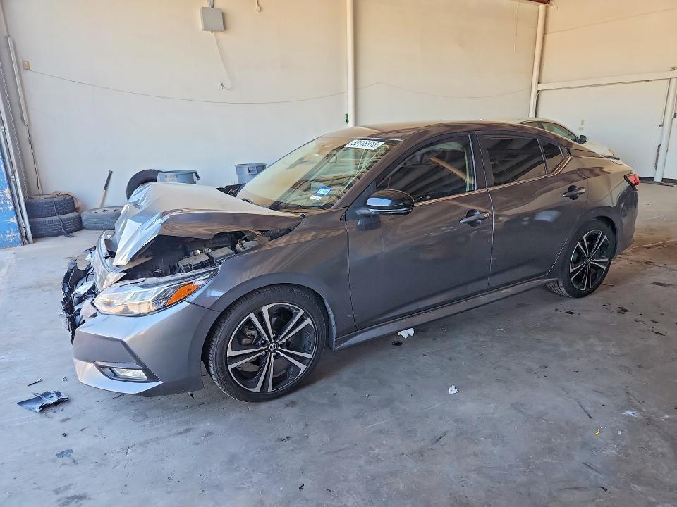 2020 Nissan VIN 3N1AB8DV4LY293501 COPART salvage auction — FRONT END, Tx - Salvage Vehicle Title, sold $3,650 on 2026-07-31 (photo 1)