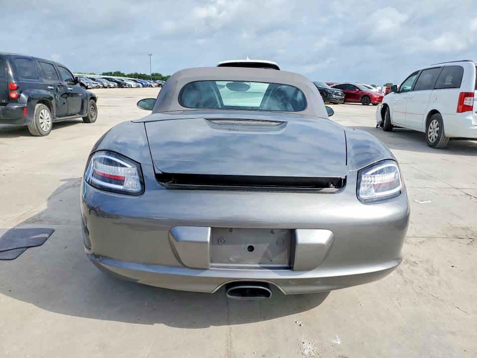 2007 Porsche Boxster VIN WP0CA298X7U711691 COPART salvage auction — FRONT END, Tx - Salvage Vehicle Title, sold $4,200 on 2026-07-02 (photo 6)