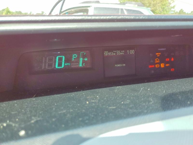 2012 Toyota Prius VIN JTDKDTB35C1023083 COPART salvage auction — FRONT END, Va - Cert Of Title - Salvage, sold $700 on 2026-07-02 (photo 9)