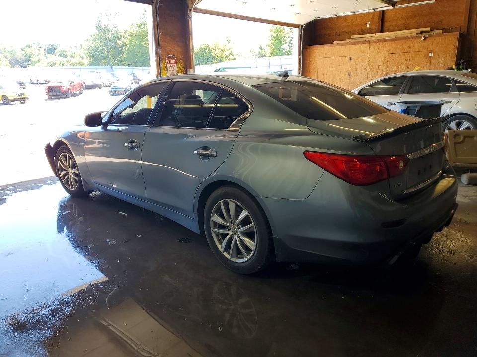 2015 Infiniti Q50 VIN JN1BV7AR6FM390753 COPART salvage auction — FRONT END, Pa - Certificate Of Salvage, sold $175 on 2026-07-30 (photo 2)