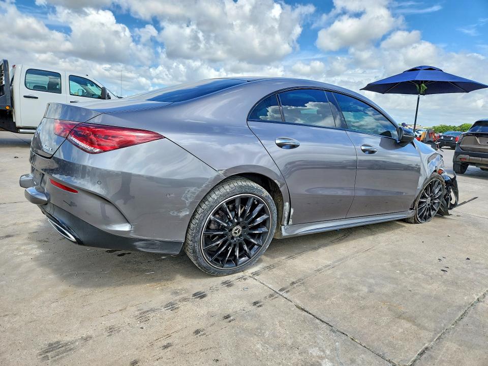 2022 Mercedes-benz Cla-klasse VIN W1K5J4HB6NN322738 COPART salvage auction — FRONT END, Tx - Certificate Of Title, sold $8,300 on 2026-08-20 (photo 3)