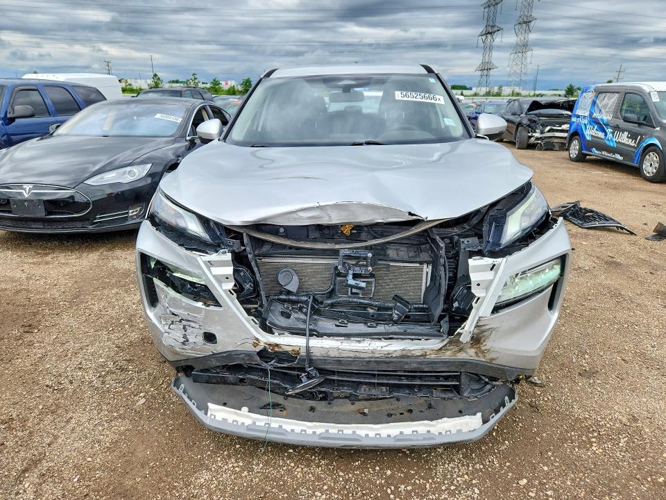 2021 Nissan Rogue VIN JN8AT3BB5MW204988 COPART salvage auction — FRONT END, Il - Salvage Certificate, sold $5,400 on 2026-07-28 (photo 5)