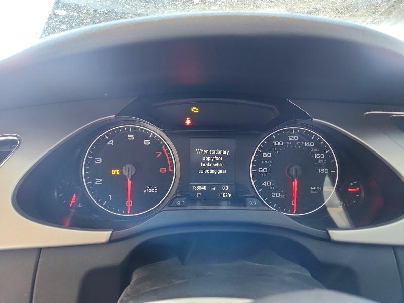 2009 Audi A4 VIN WAUMF78K49N037113 COPART salvage auction — MECHANICAL, AZ - CERT OF TITLE - SALVAGE, sold $250 on 2026-07-13 (photo 9)