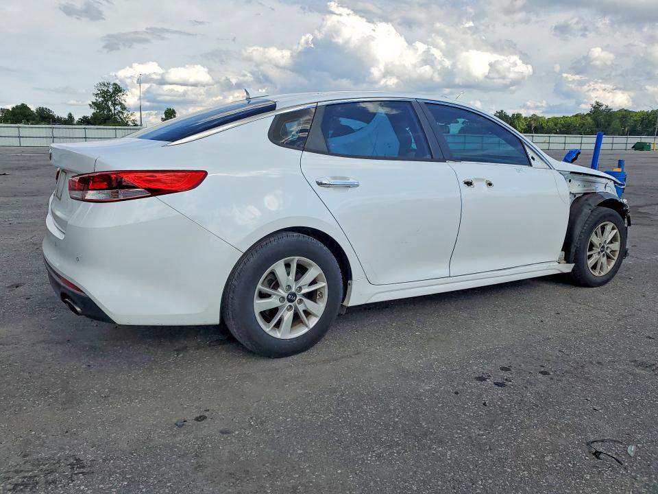 2018 Kia Optima VIN 5XXGT4L37JG209397 COPART salvage auction — FRONT END, Nc - Salvage Certificate Of Title, sold $1,150 on 2026-07-28 (photo 3)