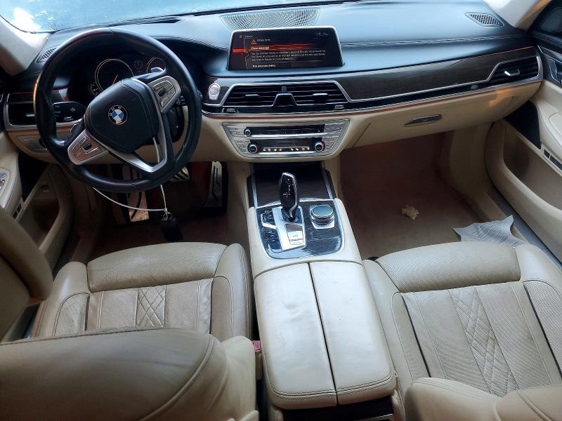 2016 BMW 7er VIN WBA7F0C51GGL99651 COPART salvage auction — SIDE, TX - CERTIFICATE OF TITLE, sold $1,500 on 2026-08-14 (photo 8)