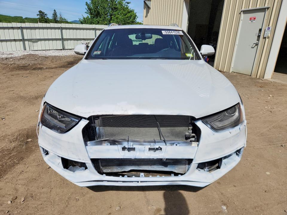 2014 Audi A4 allroad VIN WA1UFAFL6EA131856 COPART salvage auction — FRONT END, VT - CERT OF TITLE-REBUILT VEHICLE, sold $350 on 2026-07-27 (photo 5)