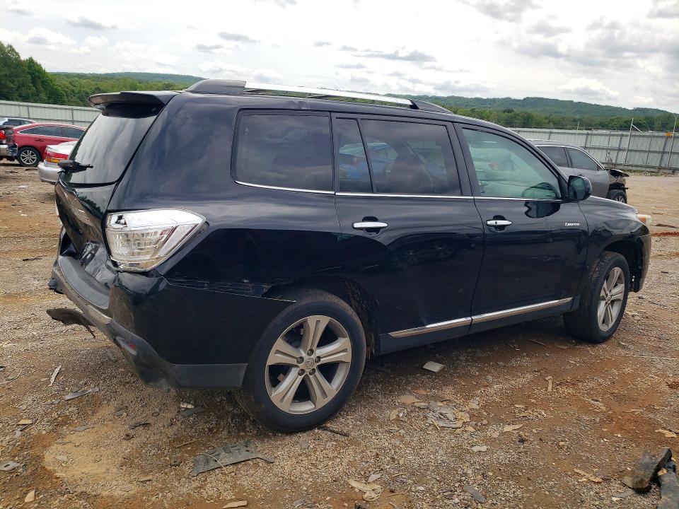 2013 Toyota Highlander VIN 5TDYK3EH5DS107111 COPART salvage auction — REAR END, Va - Cert Of Title - Salvage, sold $2,250 on 2026-07-24 (photo 3)