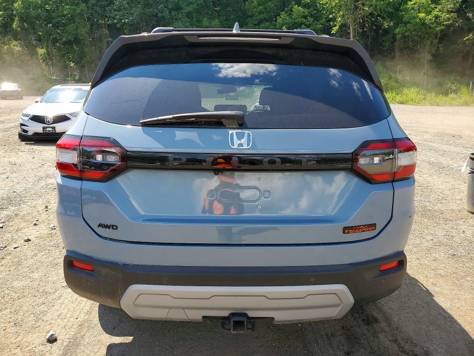 2024 Honda Pilot VIN 5FNYG1H67RB018958 COPART salvage auction — FRONT END, Ct - Cert Of Title-Salvage, sold $10,200 on 2026-07-09 (photo 6)