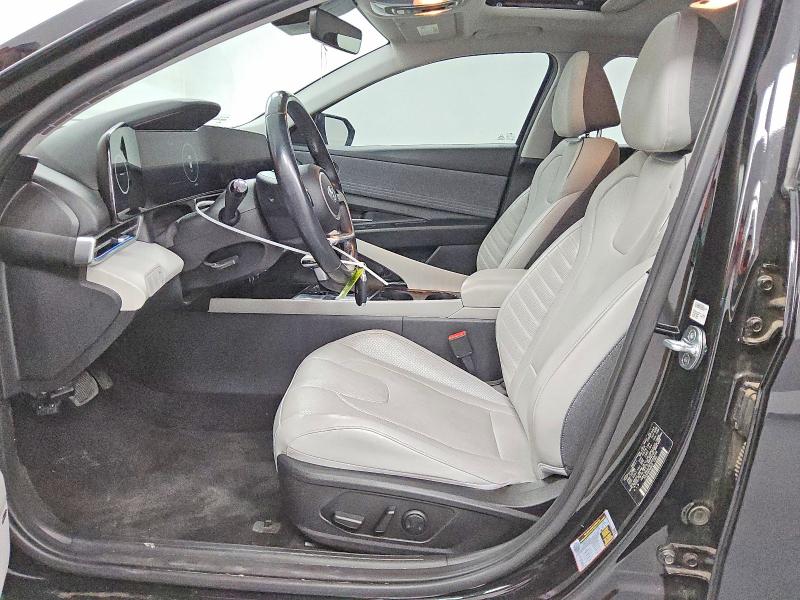 2023 Hyundai Elantra VIN KMHLN4AJ6PU059498 COPART salvage auction — FRONT END, Tx - Certificate Of Title, sold $13,200 on 2026-07-07 (photo 7)