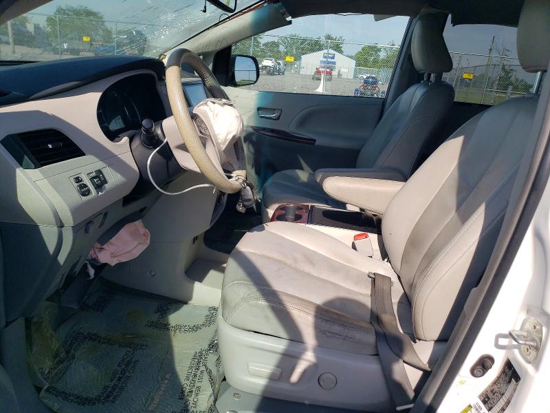 2012 Toyota VIN 5TDYK3DC5CS219752 COPART salvage auction — FRONT END, In - Cert Of Title-Salvage Title, sold $1,300 on 2026-07-07 (photo 7)