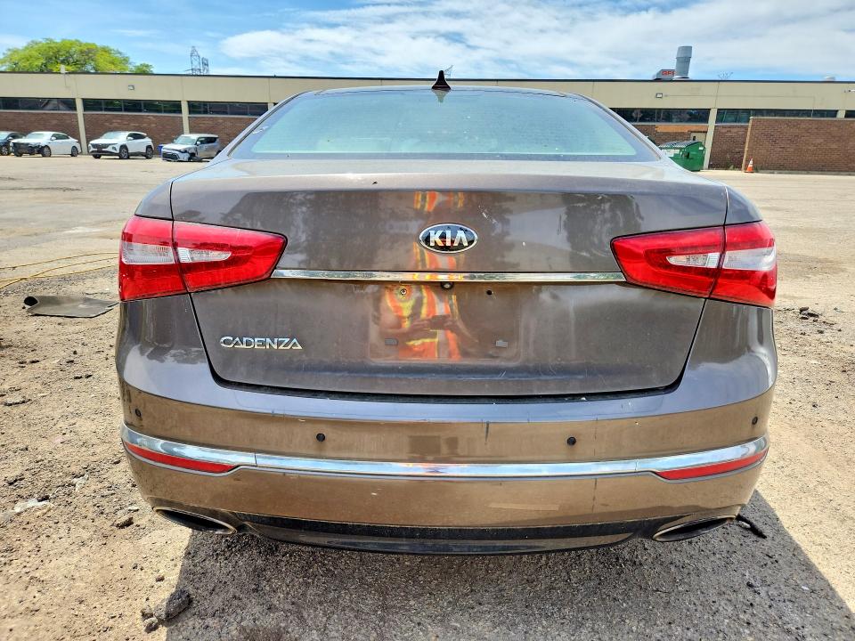 2014 Kia Cadenza VIN KNALN4D79E5166117 COPART salvage auction — MECHANICAL, Il - Certificate Of Title, sold $400 on 2026-07-07 (photo 6)