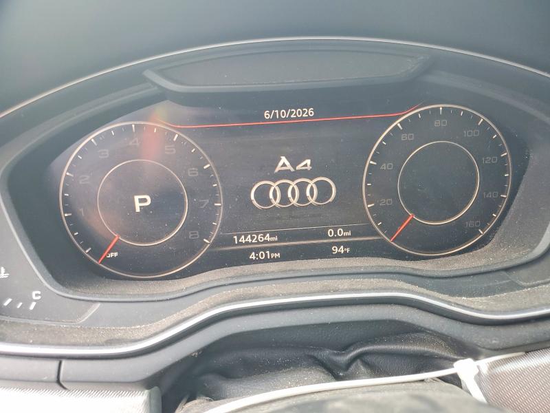 2018 Audi A4 VIN WAUKMAF43JN019978 COPART salvage auction — FRONT END, Fl - Certificate Of Title, sold $3,650 on 2026-07-09 (photo 9)