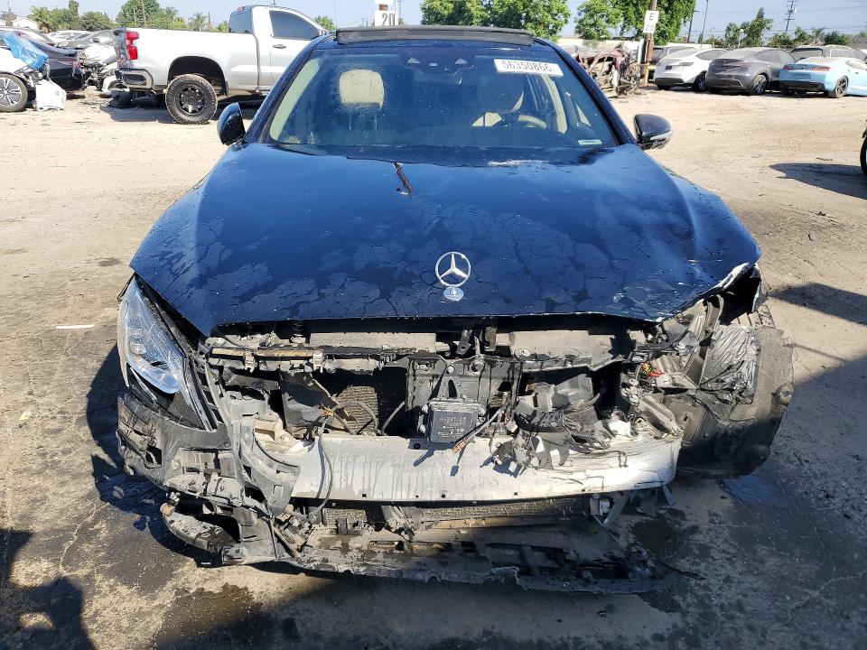 2018 Mercedes-benz S-klasse VIN WDDUG6GB9JA354737 COPART salvage auction — FRONT END, Ca - Salvage Certificate, sold $7,400 on 2026-07-16 (photo 5)