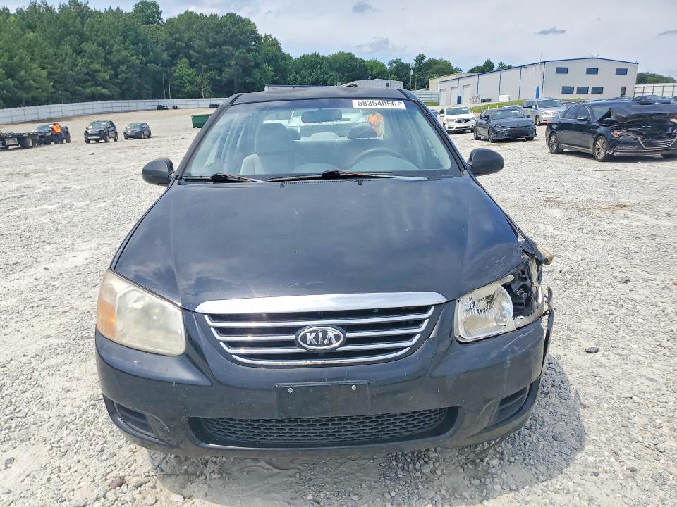 2007 Kia Spectra VIN KNAFE121275396126 COPART salvage auction — REAR END, Nc - Salvage Certificate Of Title, sold $425 on 2026-07-22 (photo 5)