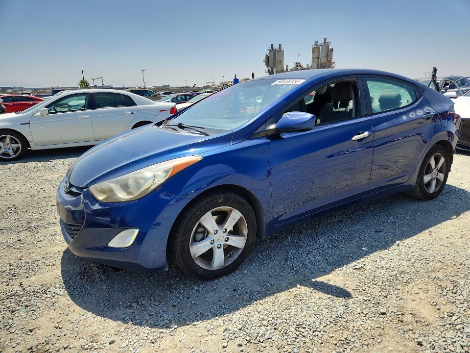 2013 Hyundai Elantra VIN KMHDH4AEXDU779039 COPART salvage auction — REAR END, Ca - Salvage Certificate, sold $1,200 on 2026-07-10 (photo 1)