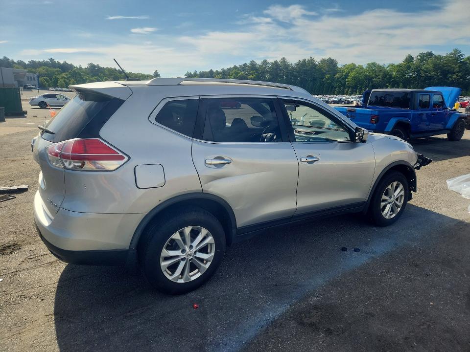 2016 Nissan Rogue VIN JN8AT2MV6GW144709 COPART salvage auction — FRONT END, Ri - Salvage Certificate Of Title, sold $800 on 2026-07-14 (photo 3)