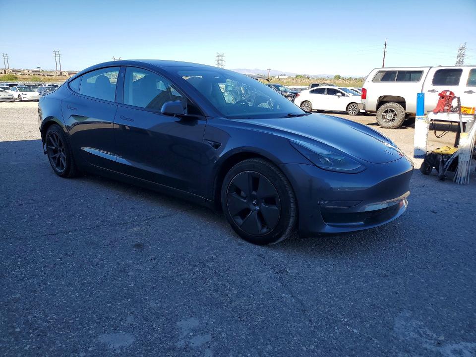 2021 Tesla Model 3 VIN 5YJ3E1EB1MF048452 COPART salvage auction — REAR END, Az - Cert Of Title - Salvage, sold $7,400 on 2026-07-10 (photo 4)