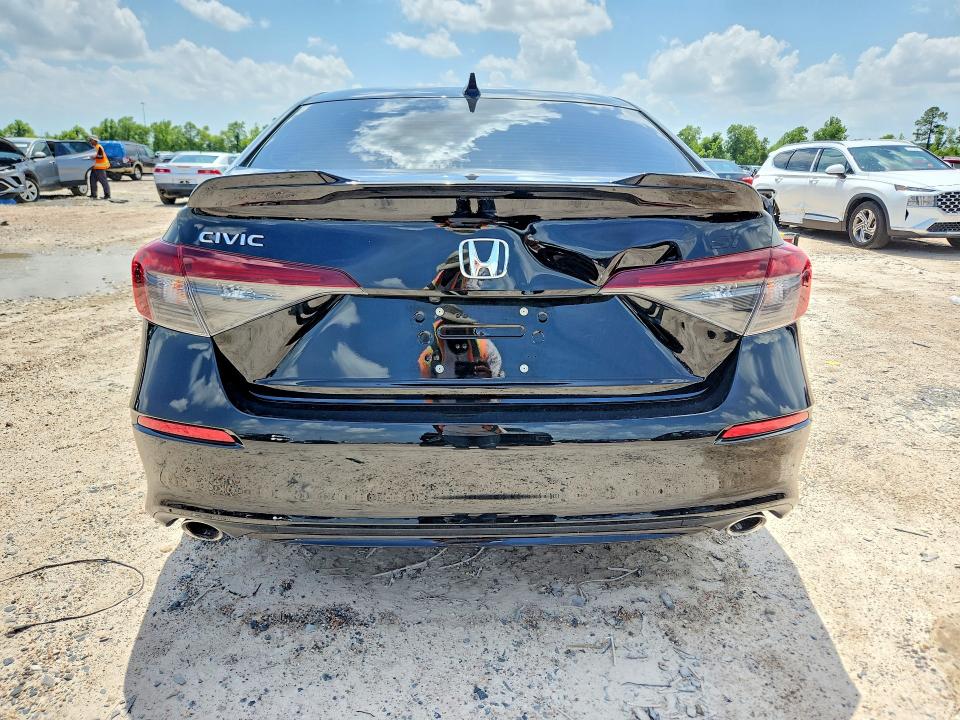 2025 Honda Civic VIN 2HGFE1E5XSH473507 COPART salvage auction — FRONT END, Tx - Salvage Vehicle Title, sold $10,300 on 2026-07-02 (photo 6)