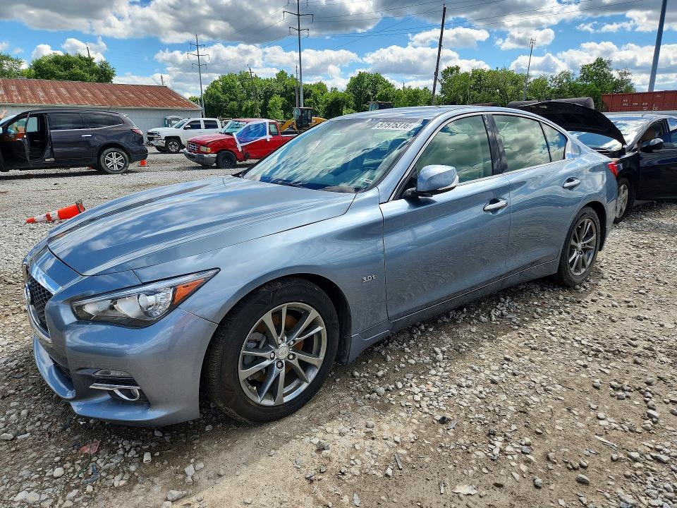 2017 Infiniti Q50 VIN JN1EV7AP9HM742643 COPART salvage auction — MINOR DENT/SCRATCHES, Oh - Cert Of Title-Rebuilt Salvage, sold $1,450 on 2026-07-14 (photo 1)